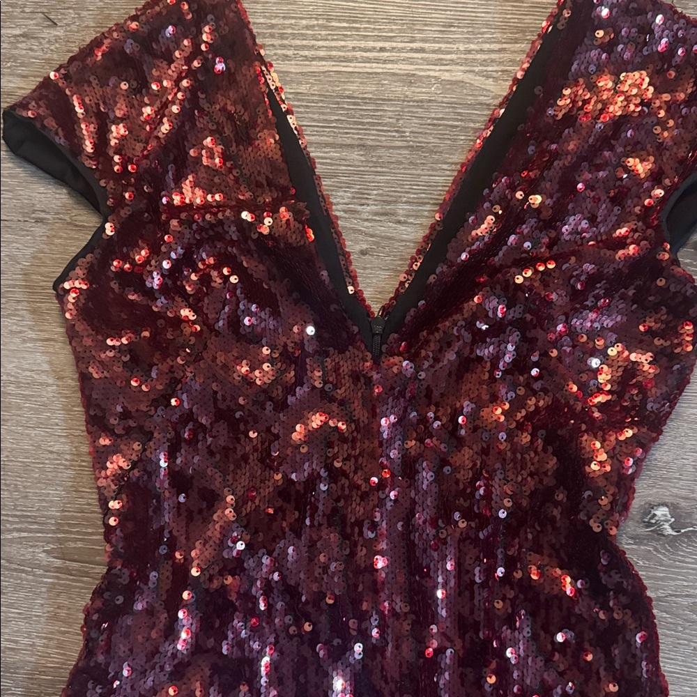 Dress the Population Sequin Midi Dress - Picture 3 of 6